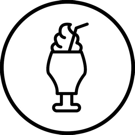 Premium Vector Vector Design Milkshake Icon Style