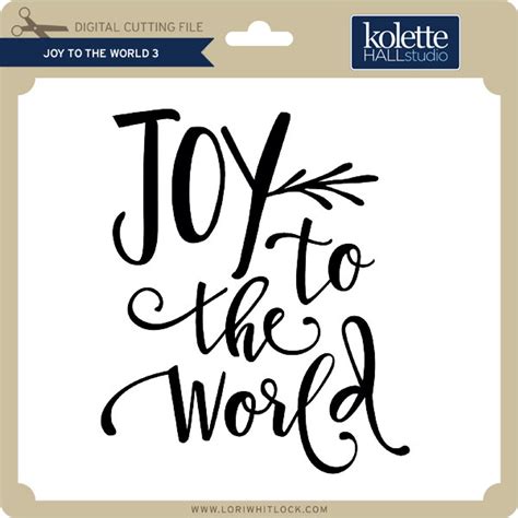 Joy To The World Nativity - Lori Whitlock's SVG Shop