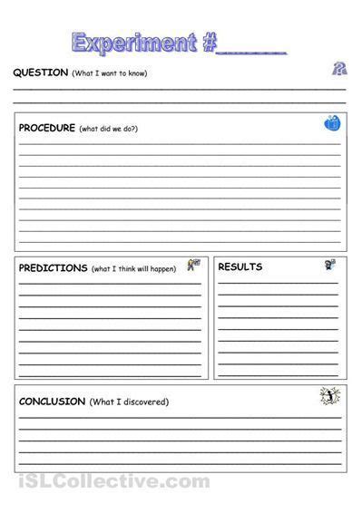 Science Experiment Report Template 2 PROFESSIONAL TEMPLATES 5th