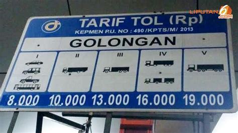 Daftar Lengkap Tarif Baru Tol Dalam Kota Per Desember Bisnis