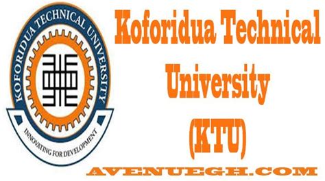 New: Koforidua Technical University (KTU) Admission List, Status ...