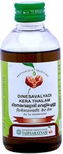 Vaidyaratnam Dinesavalyadi Kera Thailam 200 Ml Pack Of 2 Ogo Solutions