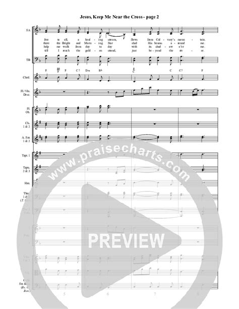 Jesus Keep Me Near The Cross Orchestration Praisecharts