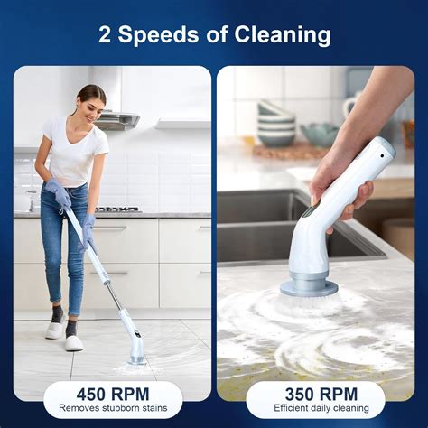 LABIGO Electric Spin Scrubber LA4 Pro Dual Speed Bathroom Scrubber