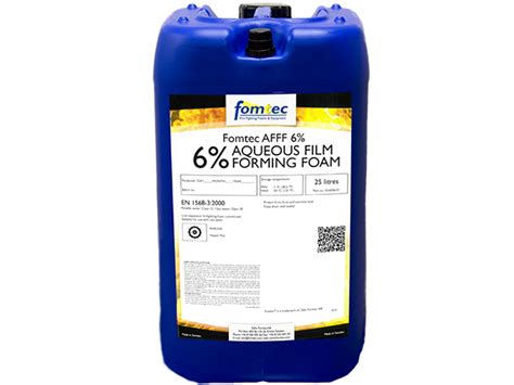 Afff 6 Foam Concentrate Against Fire Fomtec Firefighting Foam