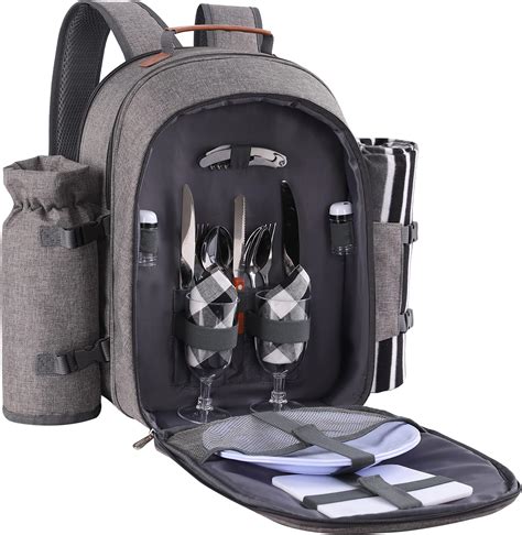 Amazon Juvale Picnic Backpack For Person Waterproof Picnic