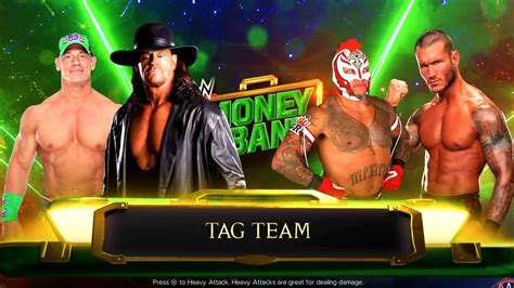 John Cena Undertaker Vs Rey Mysterio Randy Orton Tag Team Wwe