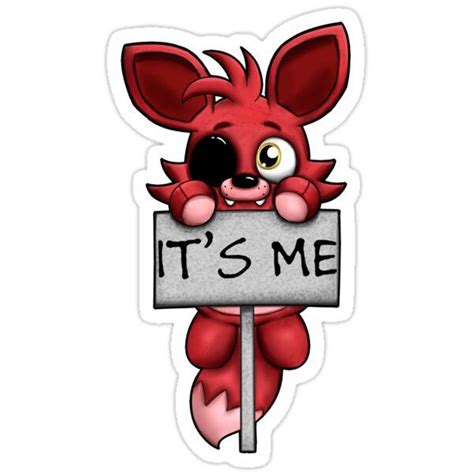 FNAF Plush Foxy Sticker For Sale By Amberlea Draws Foxy Wallpaper