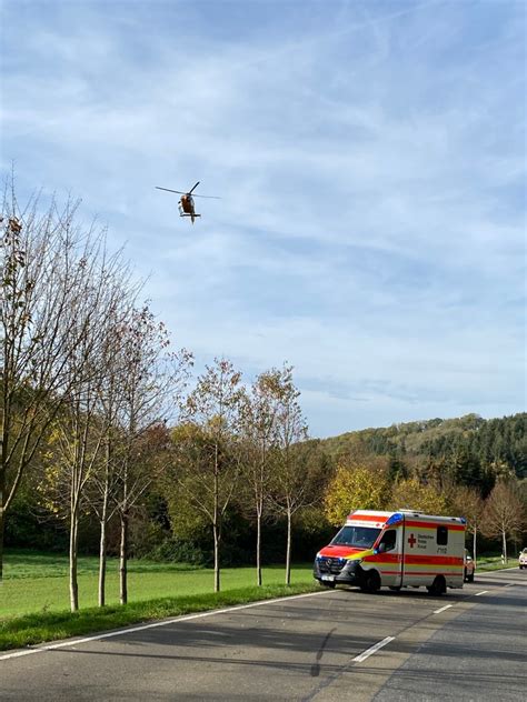 POL PDKL Motorradfahrer Bei Unfall Schwer Verletzt Presseportal