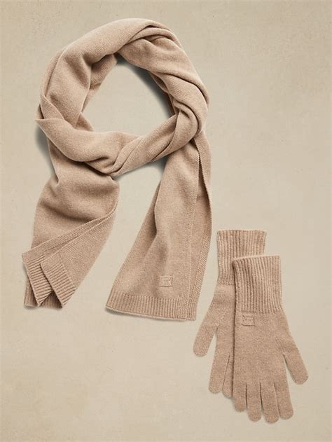 Cashmere Scarf Glove Set Banana Republic