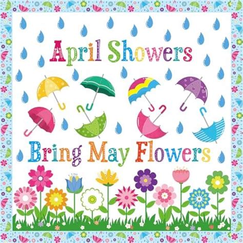 Amazon Spring Bulletin Board Decorations Spring Flowers Paper