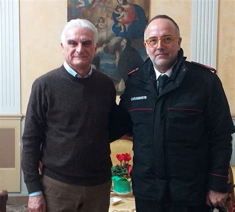 Il Sindaco Di Sarno Riceve A Palazzo San Francesco Il Nuovo Comandante