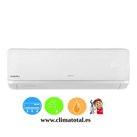 Aire Acondicionado Split 1x1 Inverter Daitsu Asd 12 Ki Db Clima Total