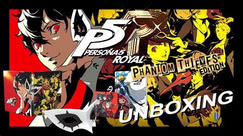 Persona Royal Phantom Thieves Edition Unboxing Youtube