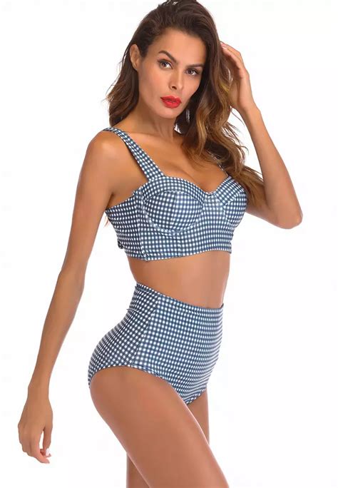 Buy LYCKA LWD7216 European Style Lady Bikini Set Blue 2024 Online ZALORA