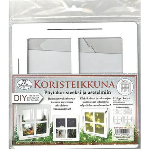 Koristeikkuna DIY Valkoinen 1 Kpl Pkt Forders Verkkokauppa