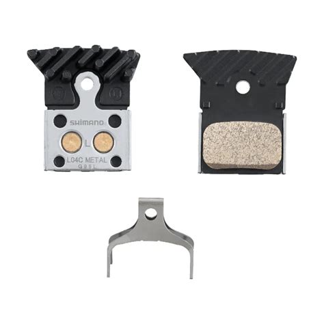 Shimano L C Mf Pair Disc Brake Pad Metal With Fin