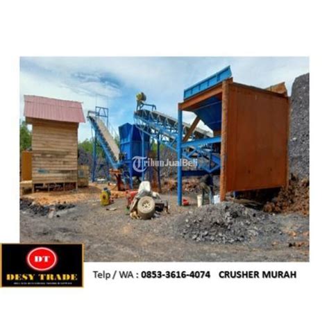 Mesin Coal Crusher Plant Bucket Crusher Batubara Di Baudibau Tribun