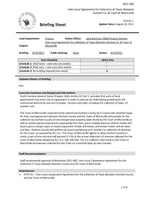 Fillable Online Townofmorrisville Interlocal Agreement For