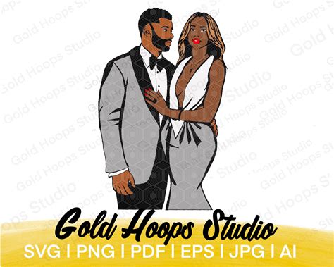 Black Love Svg Black Couple Svg Afro Couple Svg African Etsy