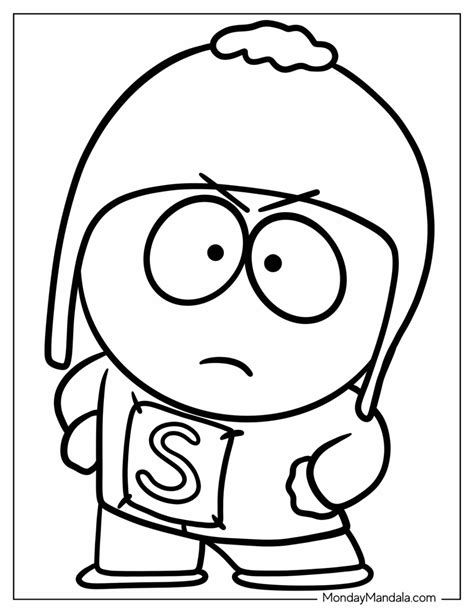 20 South Park Coloring Pages Free Pdf Printables