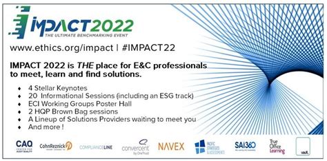 Elissa Brooks Des On Linkedin Impact22 Event Ethicsandcompliance