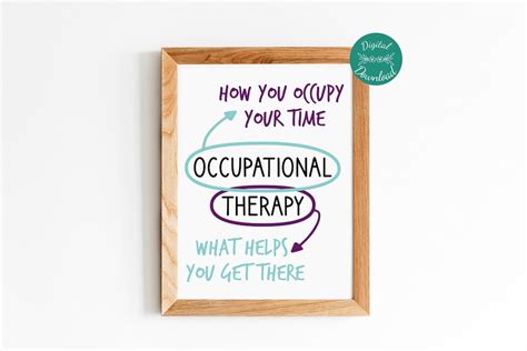 Occupational Therapy Poster What Is Occupational Therapy Digital