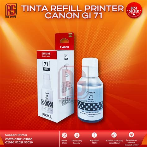 Jual Tinta Canon Gi Black For Printer G G G G G