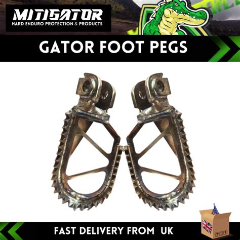 Mitigator Gator Foot Pegs Fits Ktm 2017 2023 Husqvarna 2017 2023 Gasgas