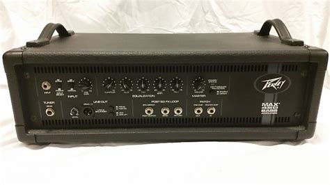 Peavey Max 450 Bass Amplifier 450 Watt Bass Head Reverb