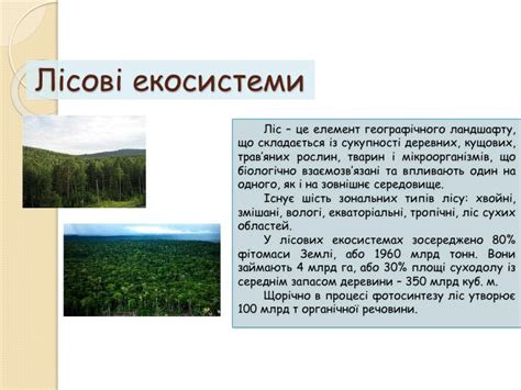 Презентація "Екосистема. Різноманітність екосистем."