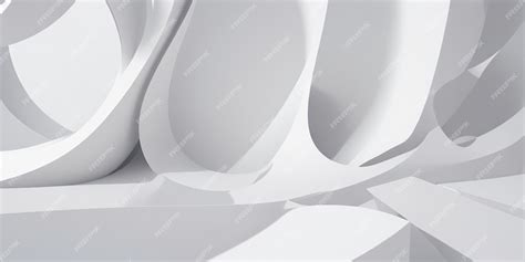 Premium Photo Abstract White 3d Studio Background