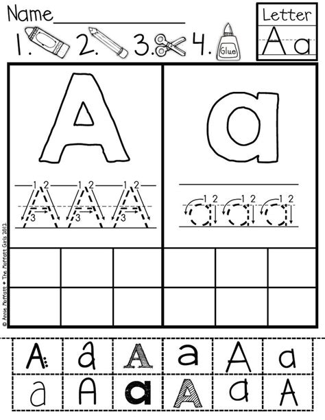 Cut And Paste Alphabet Worksheets