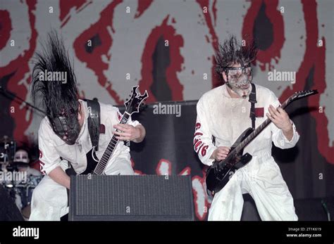 Monza Italy Mick Thomson And Jim Root Guitarists Of The