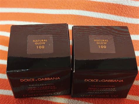 DOLCE GABBANA THE FOUNDATION Perfect Luminous NATURAL GLOW Light Med