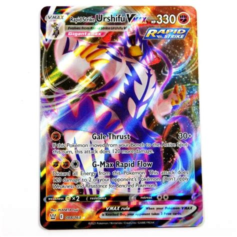 Pokemon Rapid Strike Urshifu Vmax 088163 Battle Styles Ultra Rare Mint Ebay