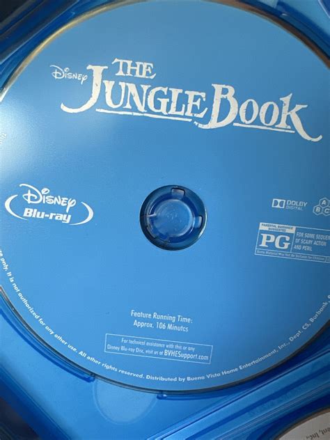 The Jungle Book Blu Ray DVD 2016 Disney Movie Digital Expired EBay