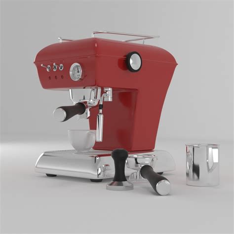 Ascaso Coffee Machine D Model Turbosquid