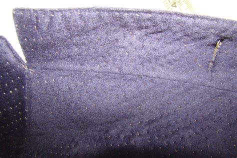 Close Up Of Pad Stitching On The Lapel Bespoke Tailoring Blue Coats