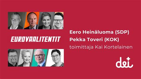 Eurovaalitentti Eero Hein Luoma Ja Pekka Toveri Youtube