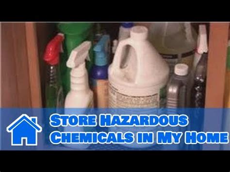 Home Safety : How to Store Hazardous Chemicals in My Home - YouTube