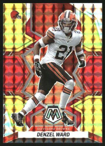 Panini Mosaic Mosaic Choice Fusion Red And Yellow Denzel Ward