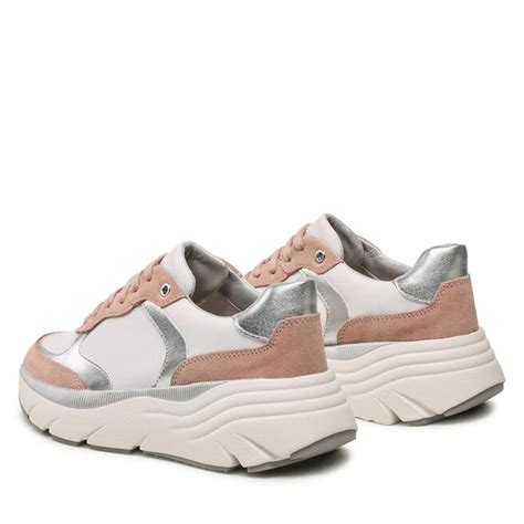 Sneakers Geox A Diamanta A D35UFA 08522 C1Z8Z White Nude Eschuhe De