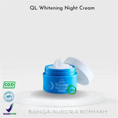 Ql Whitening Night Cream 20gr Lazada Indonesia