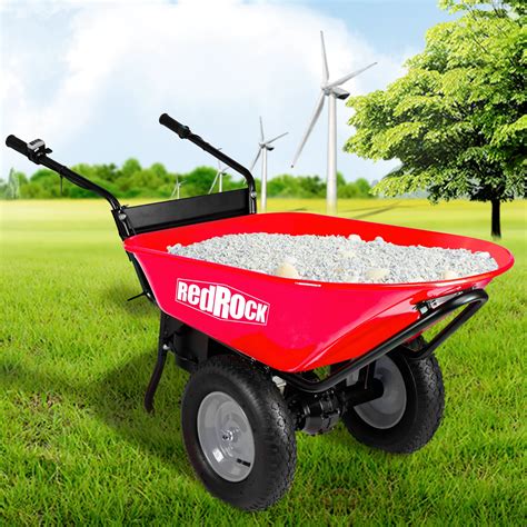 CLEARANCE RedRock Wheelbarrow Utility Cart Electric Powered 24V DC