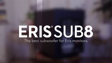 Eris® Sub8 Studio Subwoofer | Monitors