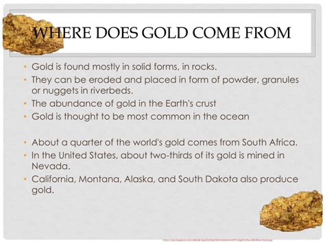 Ppt Gold As A Natural Resource Powerpoint Presentation Id1517333