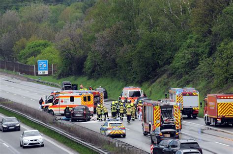 Verkehrsunfall auf der Autobahn A 3 bei Krunkel sorgte für langen Stau