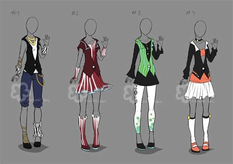 Some Outfit Adopts 19 Sold By Nahemii San On Deviantart Fashion Design Drawings Art