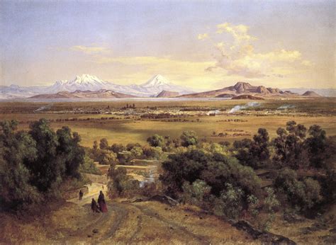 Valle de México desde el cerro de Tepeyac Jose Maria Velasco作品 无水印高清图